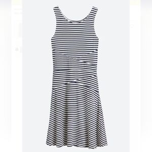 Market & Spruce Nic Knit Blue and White Striped Dress, Size Small